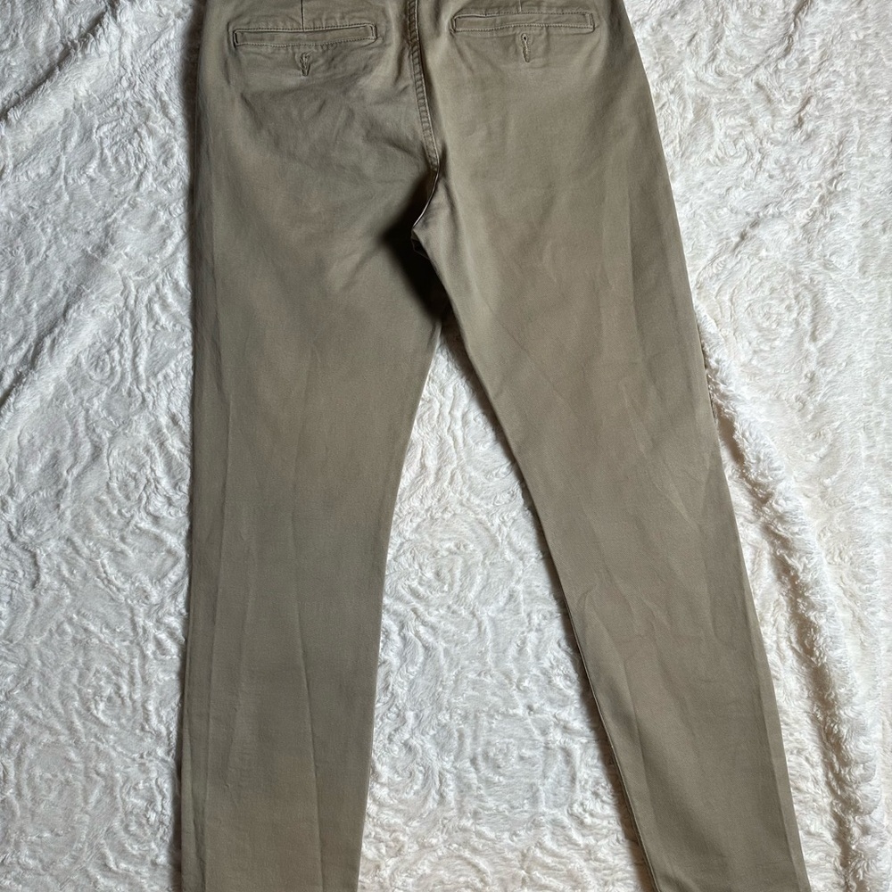 H&M Slim Fit Khaki Stretch Chino Pants | Size 31 - Picture 2 of 7